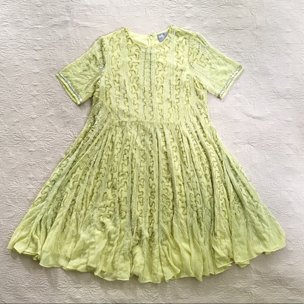 ASOS Maternity Bugle Beaded Skater Dress